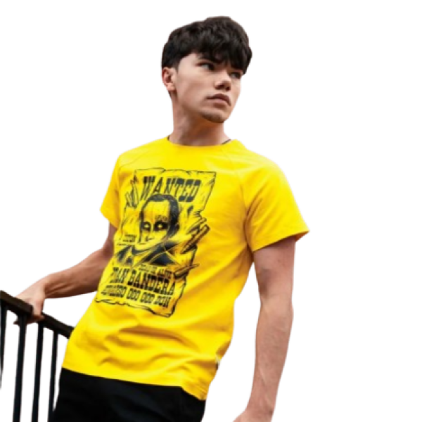 Футболка жовта Бандера Custom Wear