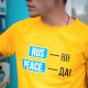 Футболка жовта Peace Custom Wear