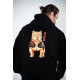 Худі оверсайз Custom Wear без начосу Yakyza Dog чорне