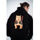 Худі оверсайз Custom Wear без начосу Yakyza Dog чорне