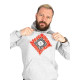 Худі утеплене Custom Wear Дух сіре