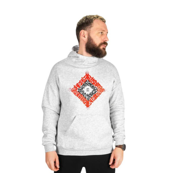 Худі утеплене Custom Wear Дух сіре