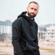 Худі спортивне оверсайз Custom Wear Teddy чорне