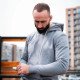 Худі оверсайз Custom Wear без начосу сіре