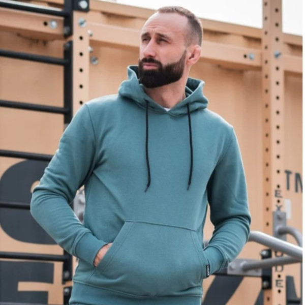 Худі оверсайз Custom Wear без начосу аквамарин