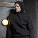 Худі оверсайз Custom Wear без начосу чорне