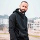 Худі спортивне оверсайз Custom Wear Teddy чорне