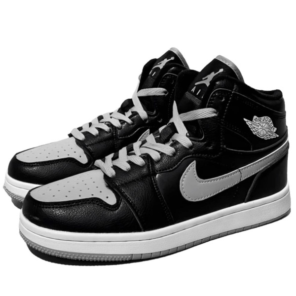 Зимові кросівки Nike Air Jordan з хутром black/gray