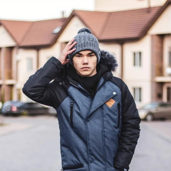 Парка Custom Wear Long Winter, Navy/Black