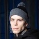 Шапка Custom Wear з бумбоном чорний з графітом