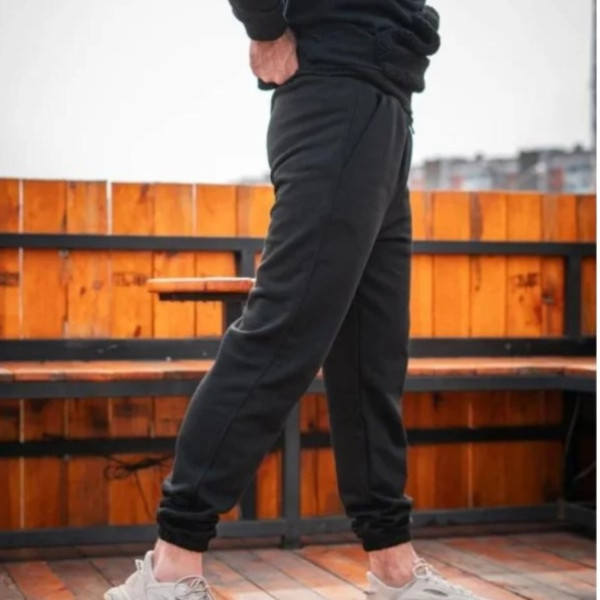 Штани спортивні оверсайз Custom Wear black