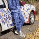 Штани спортивні Тай Дай сині Custom Wear