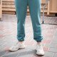 Штани спортивні оверсайз Custom Wear аквамарин