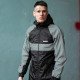 Вітрівка чоловіча Athletic чорна/рефлективна Custom Wear