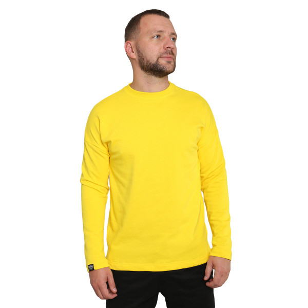 Світшот без начосу Custom Wear жовтий