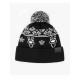 Шапка Custom Wear з бубоном Christmas чорна