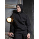 Худі оверсайз Custom Wear без начосу чорне