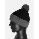 Шапка Custom Wear з бумбоном чорний з графітом