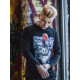 Світшот без начосу Custom Wear Criminal Panda чорний