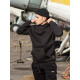 Худі утеплене Custom Wear Japan чорне