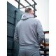 Худі оверсайз Custom Wear без начосу сіре