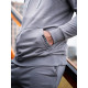 Худі оверсайз Custom Wear без начосу сіре