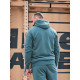 Худі оверсайз Custom Wear без начосу аквамарин