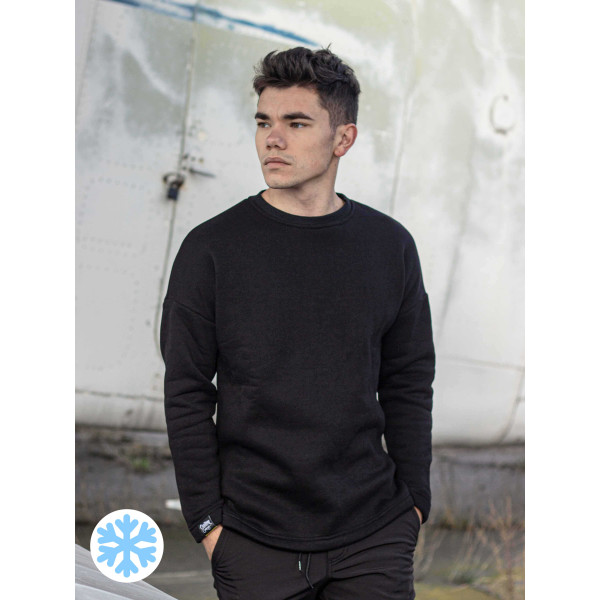 Світшот утеплений Custom Wear чорний