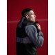 Вітрівка чоловіча Athletic чорна/рефлективна Custom Wear
