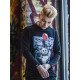 Світшот без начосу Custom Wear Criminal Panda чорний