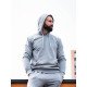 Худі оверсайз Custom Wear без начосу сіре