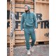 Худі оверсайз Custom Wear без начосу аквамарин