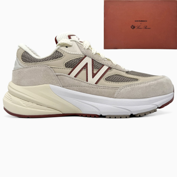 New Balane 990v6 x Loro Piana Beige/Bordo