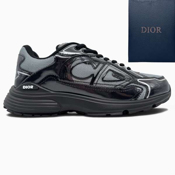 Dior B30 Light Gray Technical Mesh/Gray Brilliant
