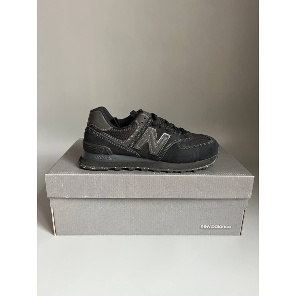 New Balance 574 Full Black БРАК 564