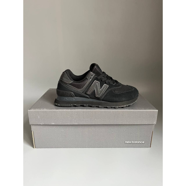 New Balance 574 Full Black БРАК 565