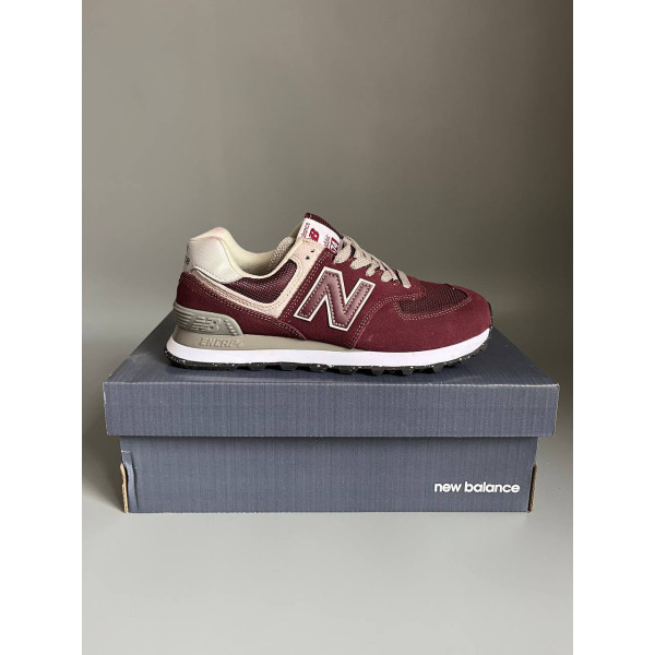 New Balance 574 Burgundy БРАК 545