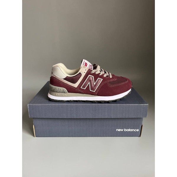 New Balance 574 Burgundy БРАК 547