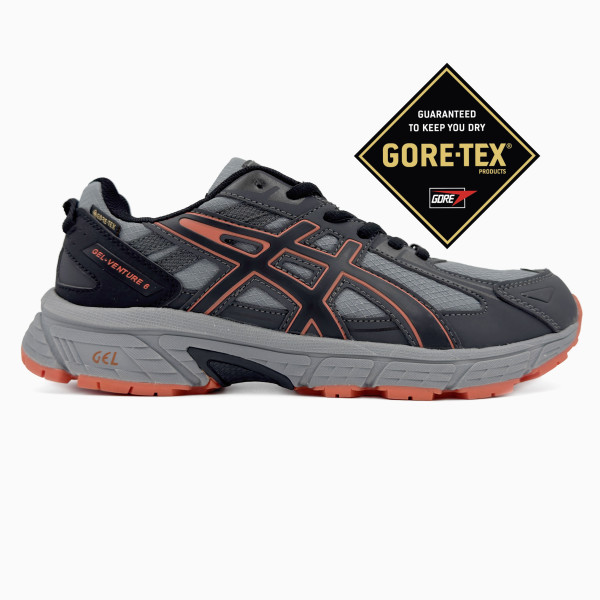 Asics Gel-Venture 6 Grey/Orange Gore-Tex