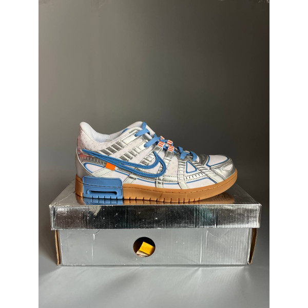 Nike OFF-White x Rubber Dunk Grey/Blue БРАК 765