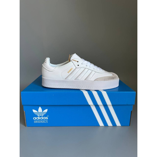 Adidas Samba Platform White БРАК 858