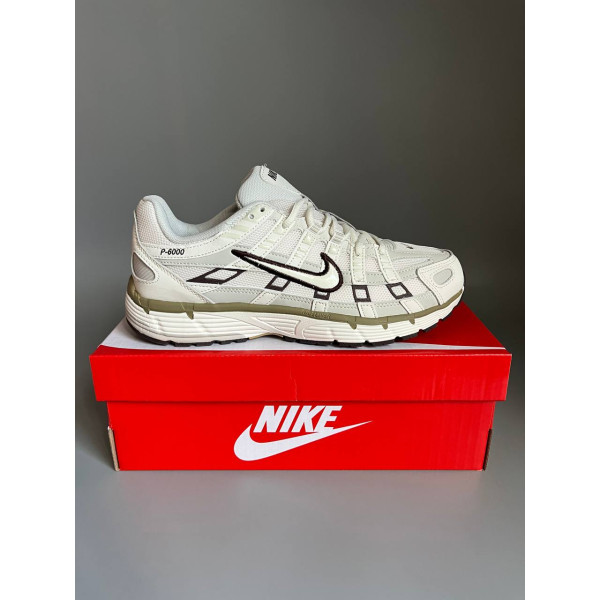 Nike P-6000 Beige/Bordo БРАК 886