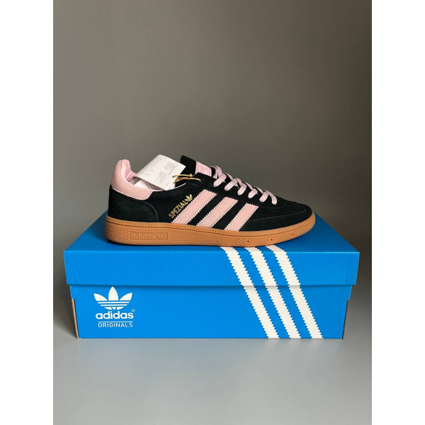 Adidas Spezial Black/Pink/Gum БРАК 902