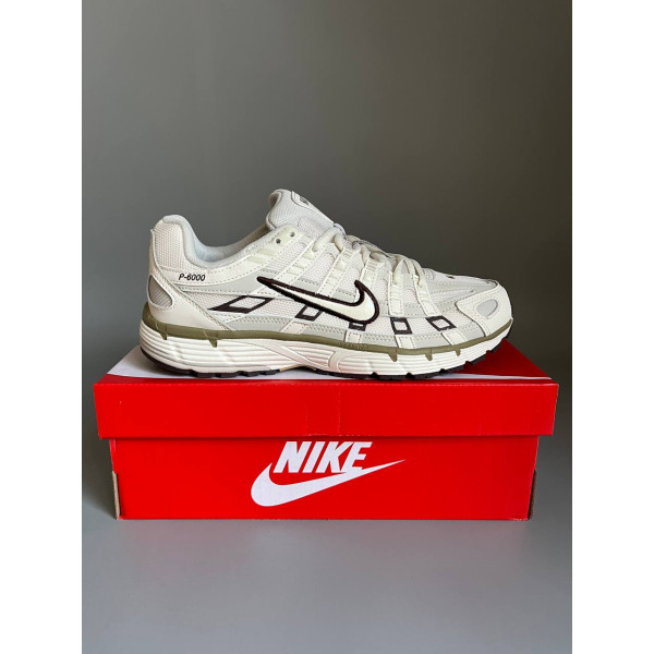 Nike P-6000 Beige/Bordo БРАК 884