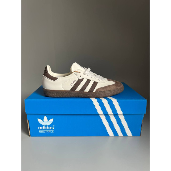 Adidas Samba Beige/Brown БРАК 904