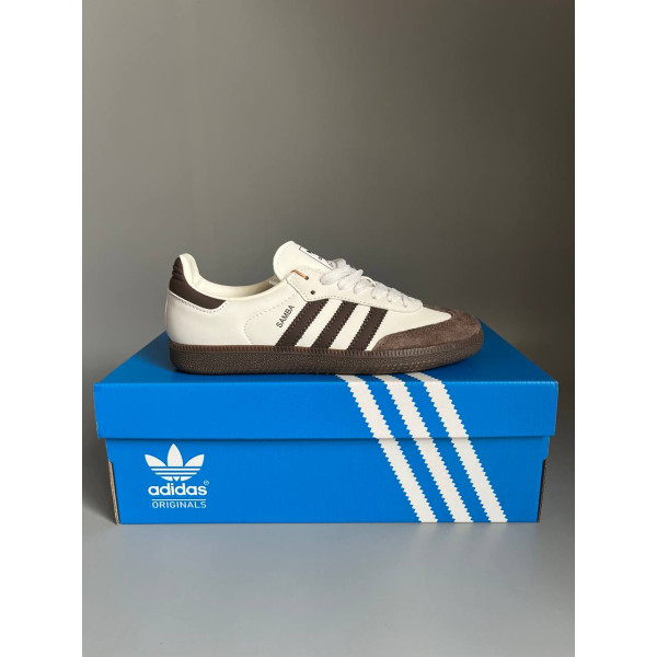 Adidas Samba Beige/Brown БРАК 905
