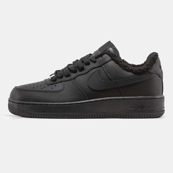 Кросівки 1121 Nike Air Force 1 '07 Black Fur