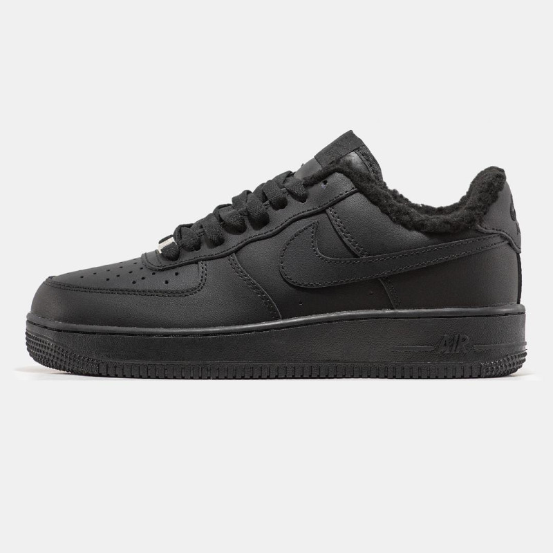 Кросівки 1121 Nike Air Force 1 '07 Black Fur