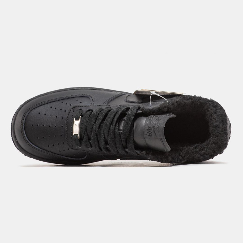 Кросівки 1121 Nike Air Force 1 '07 Black Fur