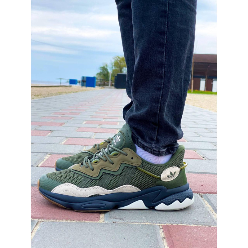 Кросівки Adidas Ozweego Adiprene Pride Green Beige